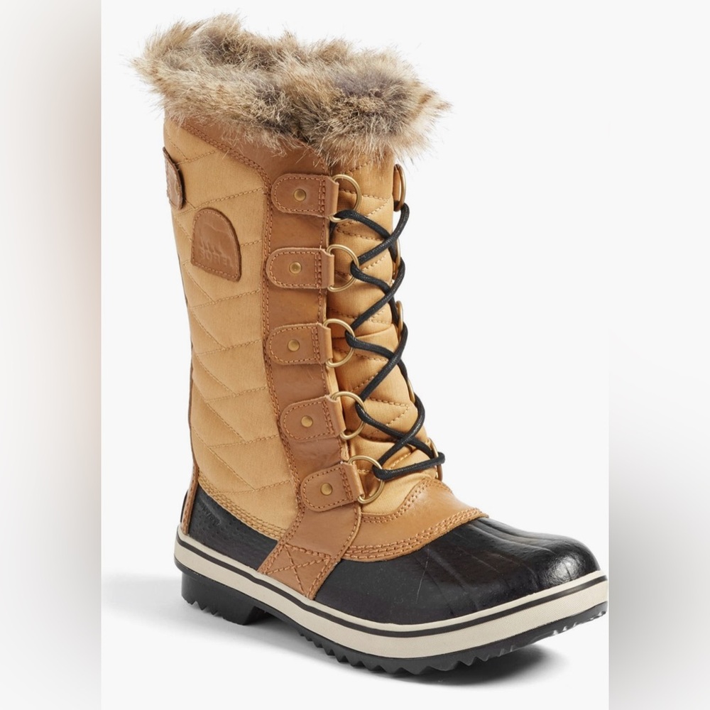 Sorel Torfino II Faux Fur Lined Weatherproof Boots SZ 8